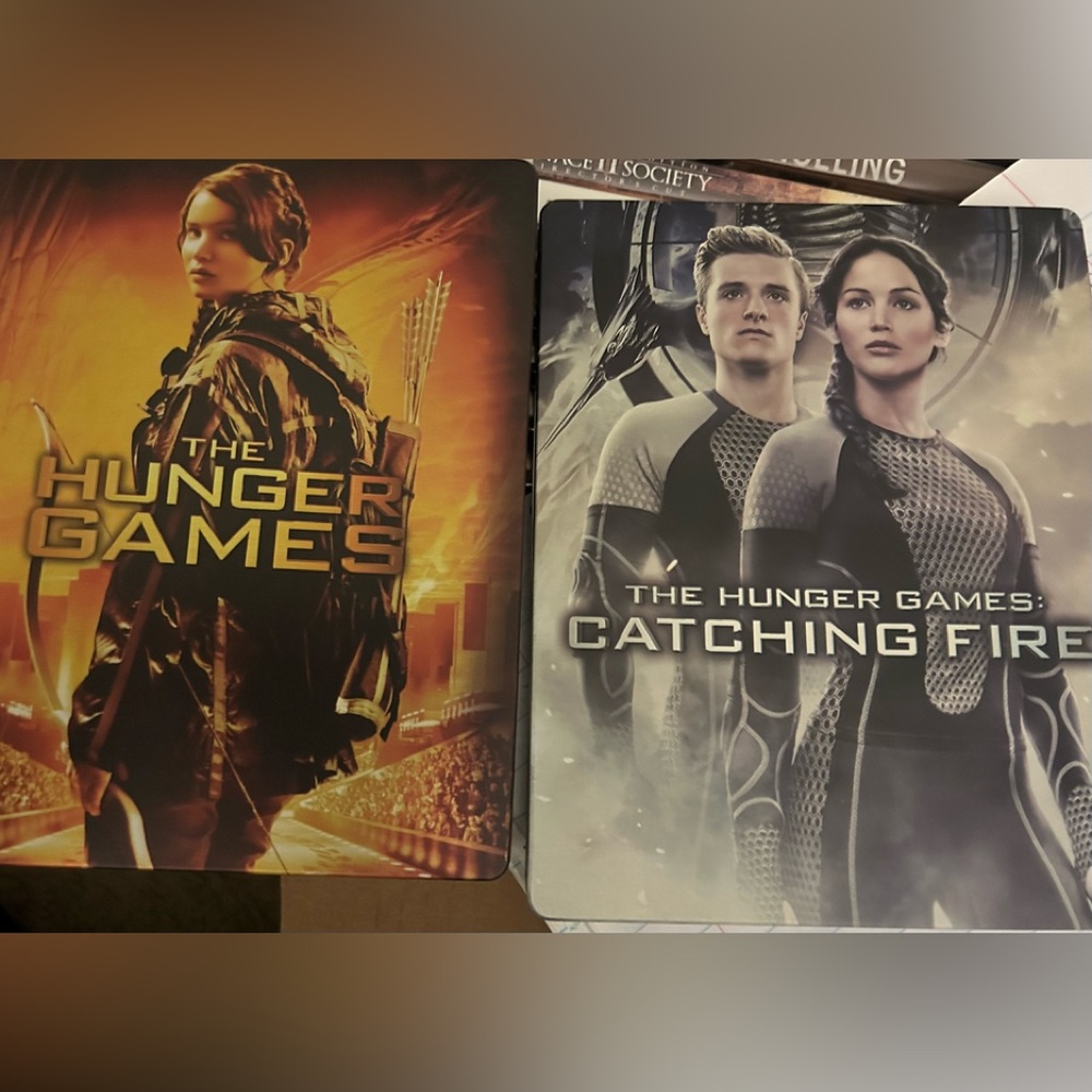 DVD blue Ray The Hunger Games + Catching Fire